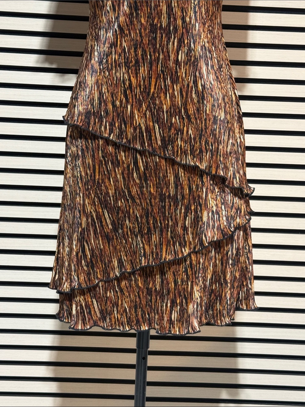 connected apparel Brown Midi Dress - Picture 3 of 10